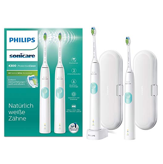 洁齿“净界”升级 温和又护龈 Philips Sonicare ProtectiveClean 4300电动牙刷