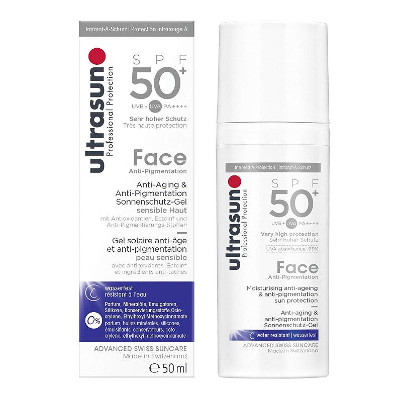 ultrasun瑞士专业防晒 Face  SPF50+ 抗衰老型防晒乳