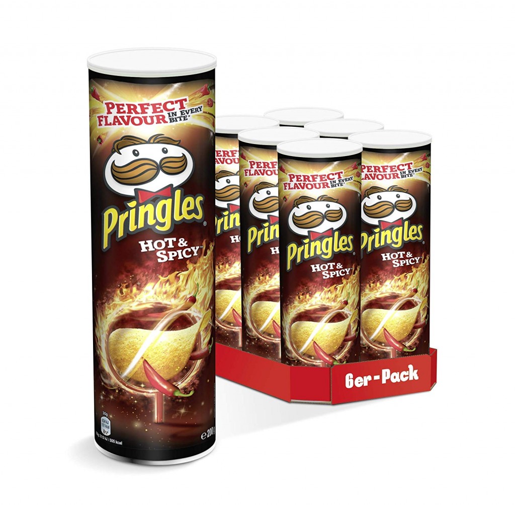 Pringles 品客薯片 Hot & Spricy 经典辣味（6罐装）