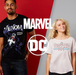 Marvel 和 DC迷们千万不要错过！ 超级英雄系列T恤和卫衣