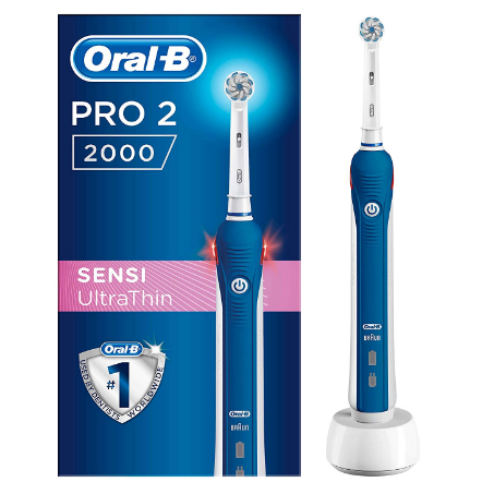 敏感牙龈也能用的电动牙刷 Oral-B PRO 2 2000