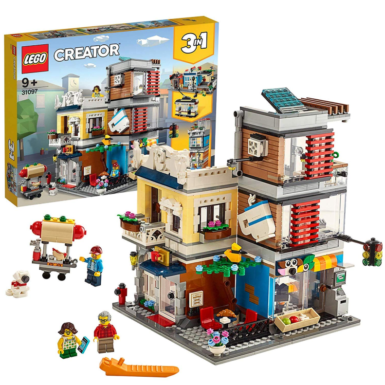 LEGO 31097 Creator 三合一 宠物店和咖啡厅排楼