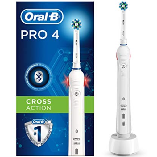 Oral-B PRO 4电动牙刷 智能调整压力，手机APP控制