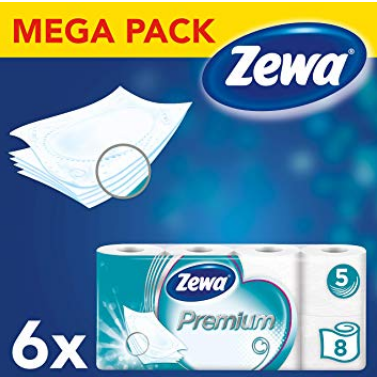 Zewa Premium 卫生纸超值家庭装 共6*8卷