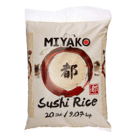 Miyako Sushi Reis 圆粒寿司米 9.07 kg