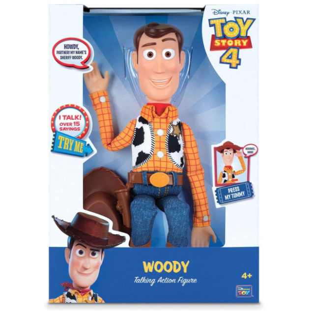 Disney Pixar Toy Story 警长Woody有声人物模型