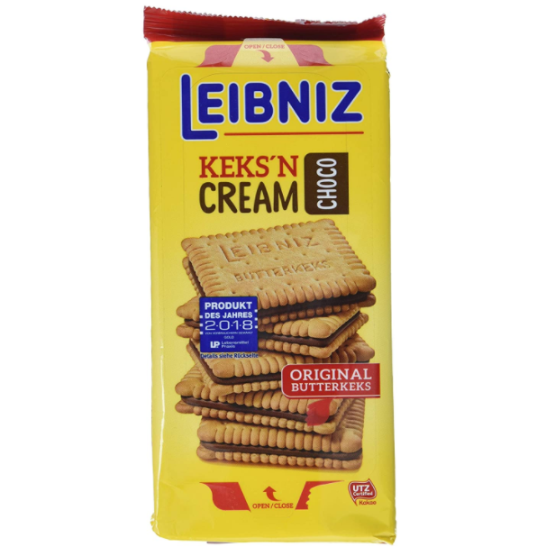 Leibniz黄油小饼干巧克力原味夹心！