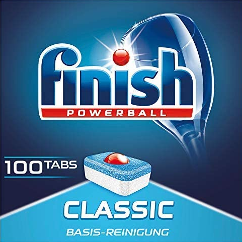 Finish Classic 洗碗机专用洗涤块 100块装