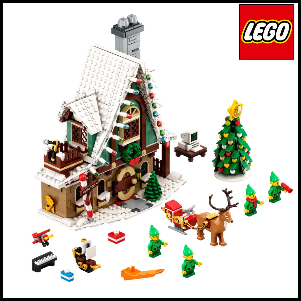 Lego新款，圣诞精灵俱乐部Elfen-Klubhaus