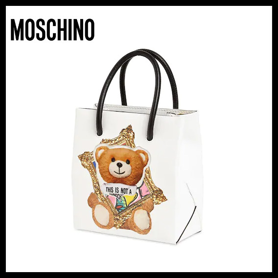 超可爱的经典小熊 Moschino小熊提包