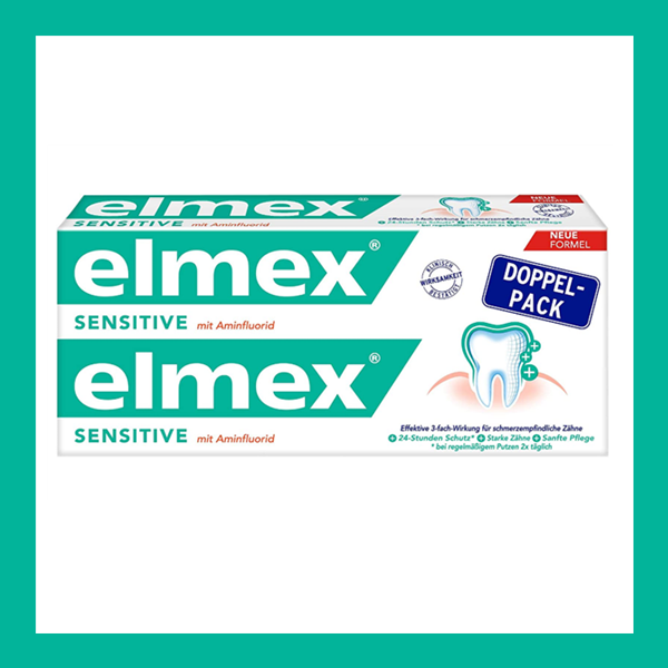 德国牙医推荐！Elmex SENSITIVE 抗敏修护牙膏 两支装