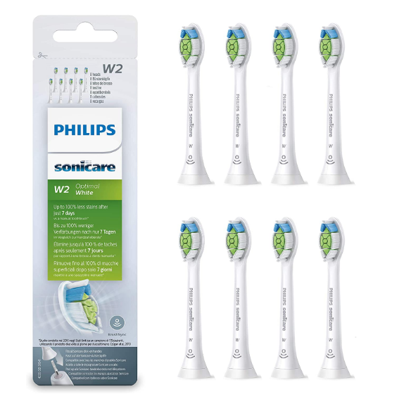 Philips Sonicare Optimal White 深度美白电动牙刷刷头 8只装