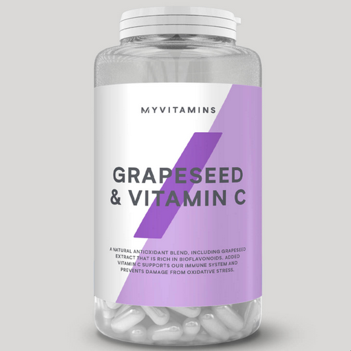 抗氧化小能手！Myvitamins葡萄籽+VC补充剂~每日一片好气色！