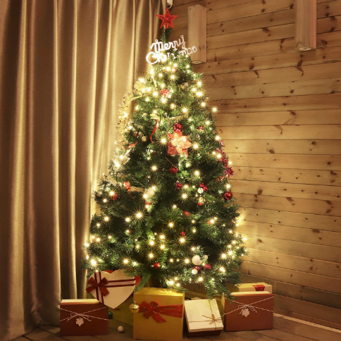 圣诞越来越近了！快来一棵圣诞树装饰你的家！SALCAR人造圣诞树 180cm
