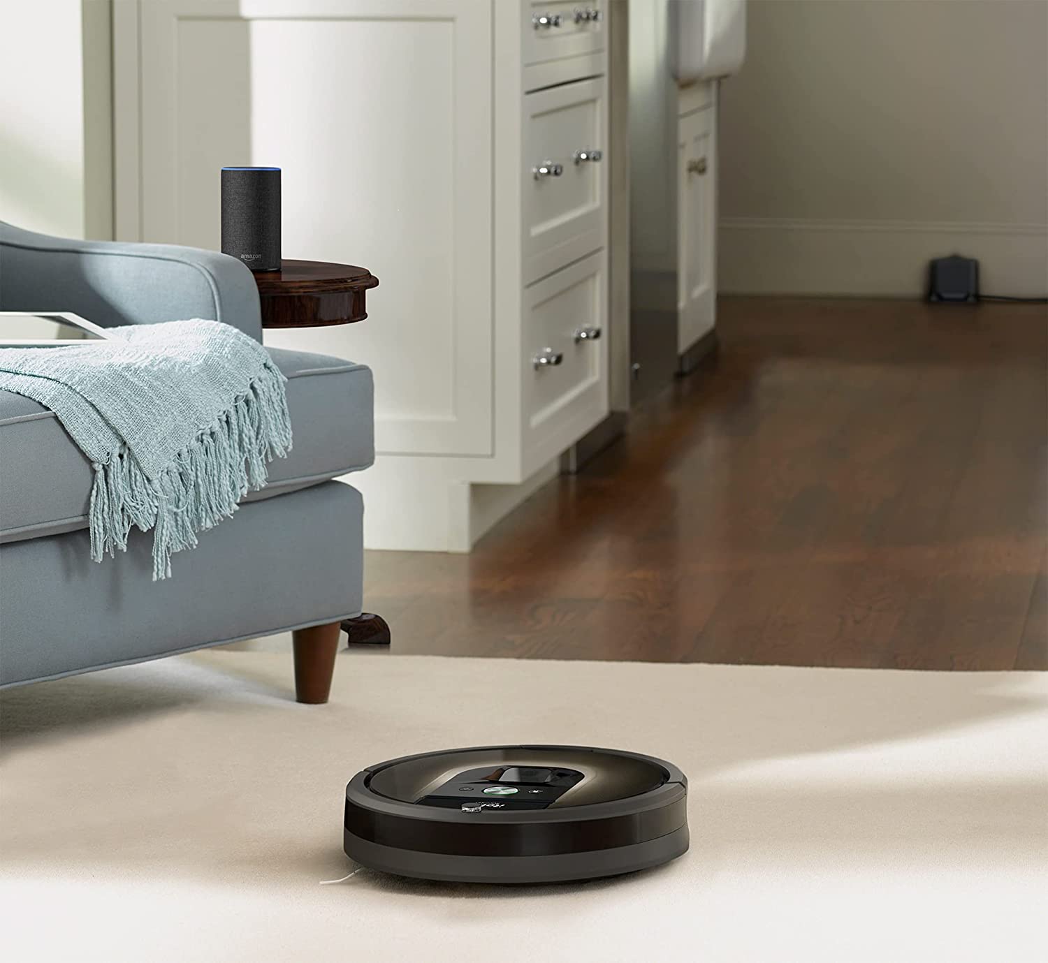 将家里的地板放心交给它！iRobot Roomba 981扫地机器人