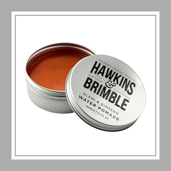荣获2019英国男士理容奖！绅士必备款：Hawkins & Brimble 小银罐水基发油