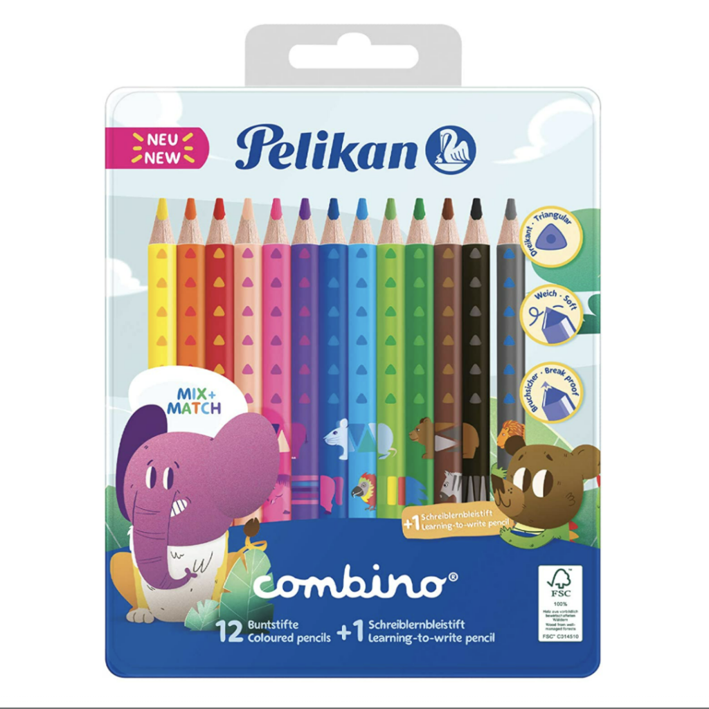 尽情发挥小朋友的创造力！Pelikan百利金儿童彩色铅笔12色