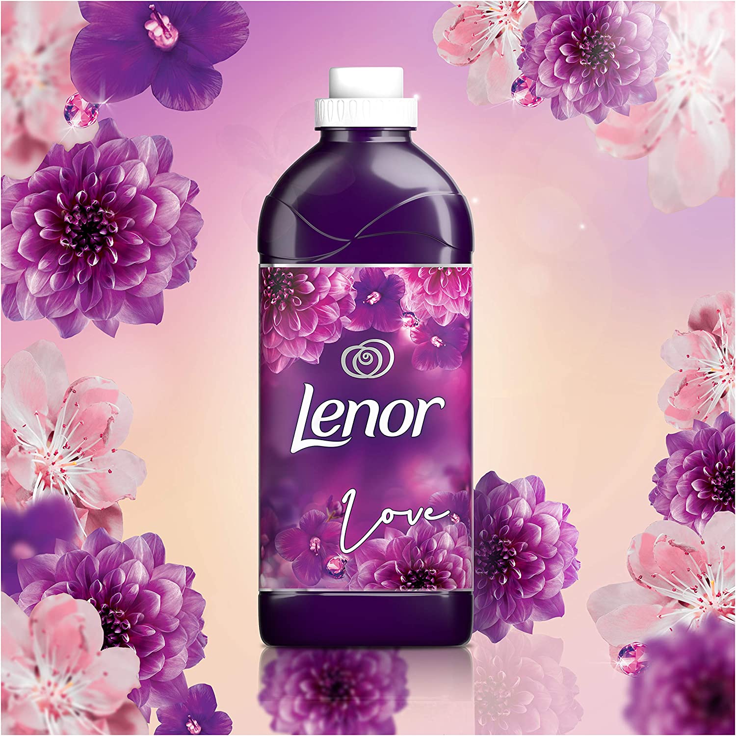 蓬松的衣物散发紫水晶花之梦的香气~Lenor柔顺剂