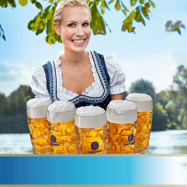 拜仁代表啤酒Löwenbräu一箱24瓶x 0.5L