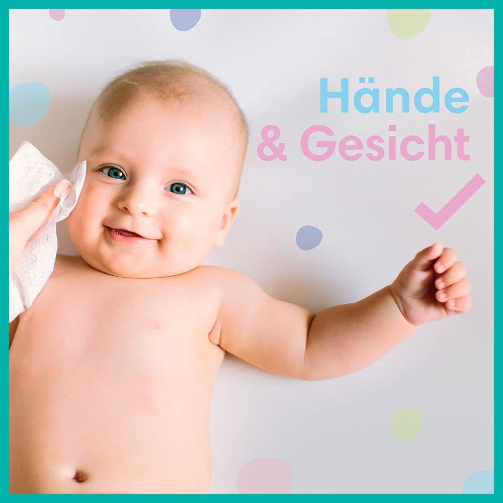 清洁呵护宝宝的敏感肌肤！Pampers Fresh Clean 帮宝适婴儿湿巾12包x 52张大包装