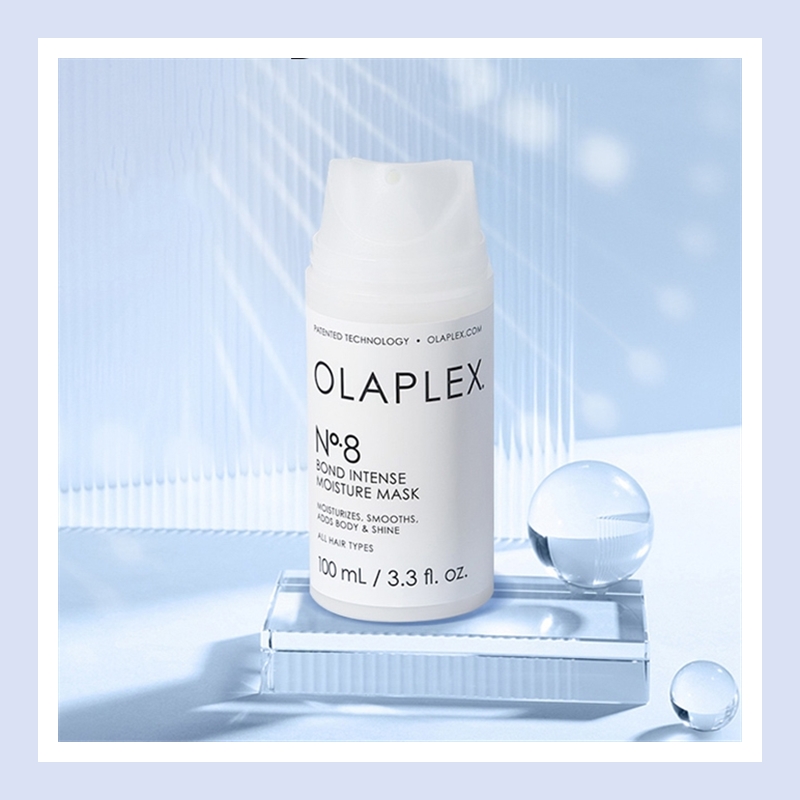 一抹解渴高能补水的超强新品上市！Olaplex 8号密集补水修复发膜