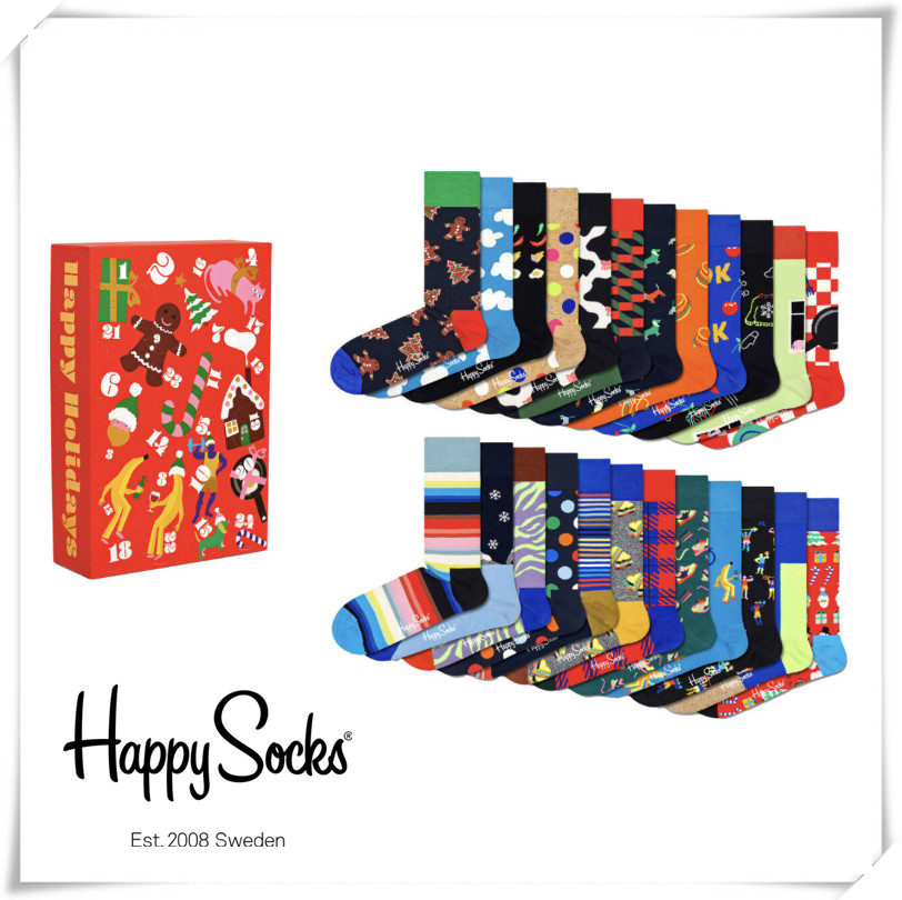 袜子控的福音~Happy Socks 2021圣诞日历来啦！