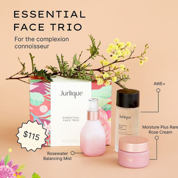 Jurlique Essential Face Trio 茱莉蔻护肤三件套