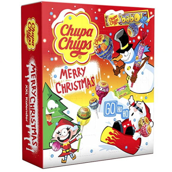 童年滋味 Chupa Chups 珍宝珠棒棒糖圣诞日历