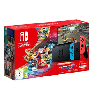 Nintendo Switch Konsole任天堂游戏机+Mario Kart 8 Deluxe游戏+3个月会员