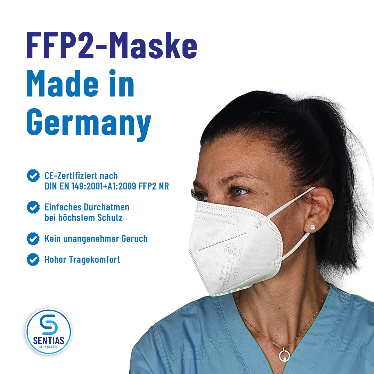 德国疫情趋紧，大家注意做好防护！FFP2口罩为大家提供最安全的呼吸空间！