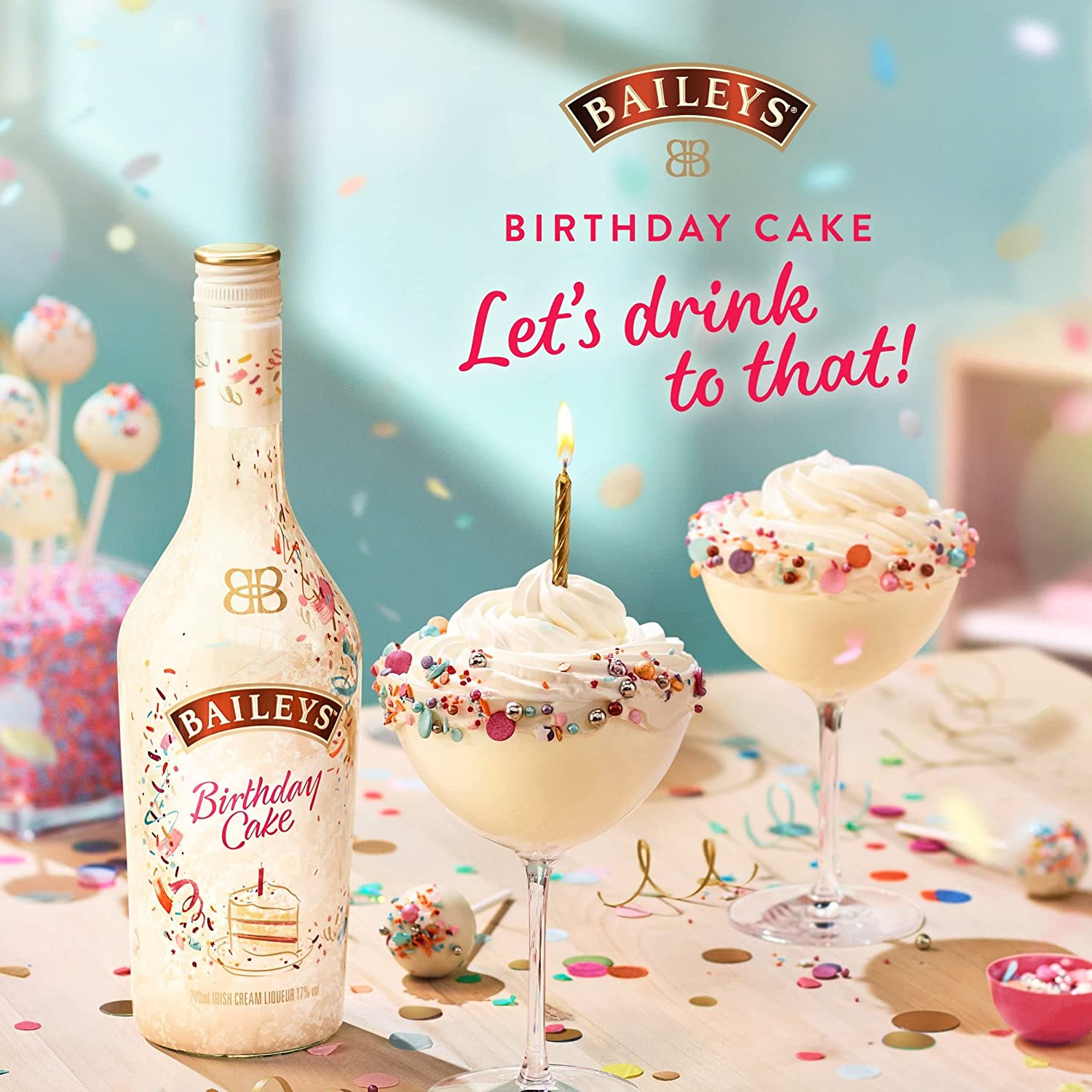 以成年人的方式与朋友一起“切蛋糕”！Baileys百利 Birthday Cake生日蛋糕味奶油利口酒