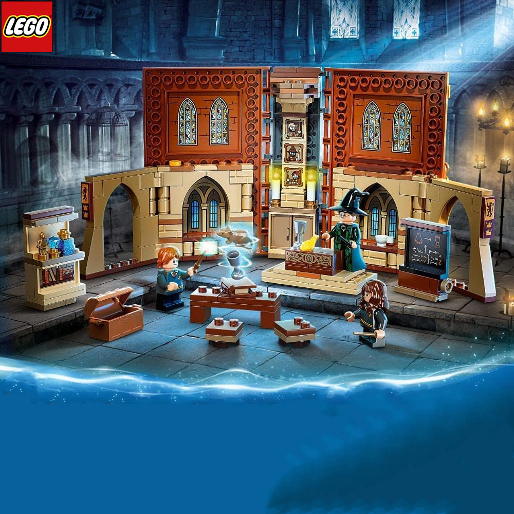 乐高最受欢迎的哈利波特联名魔法书！Lego乐高®哈利·波特霍格沃茨时刻：变形课(76382)