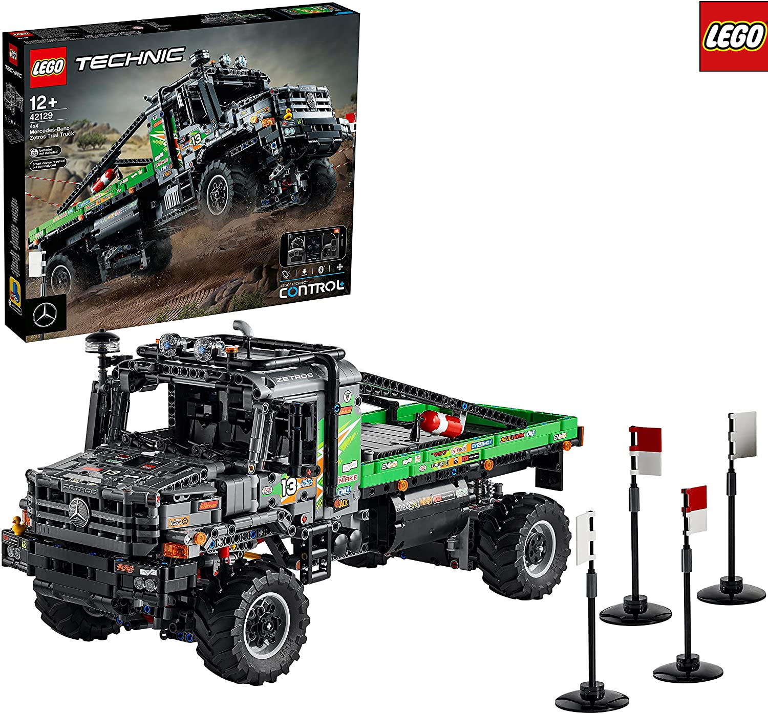 多少男孩子的梦中情车！LEGO 42129 4×4梅赛德斯-奔驰 Zetros越野卡车
