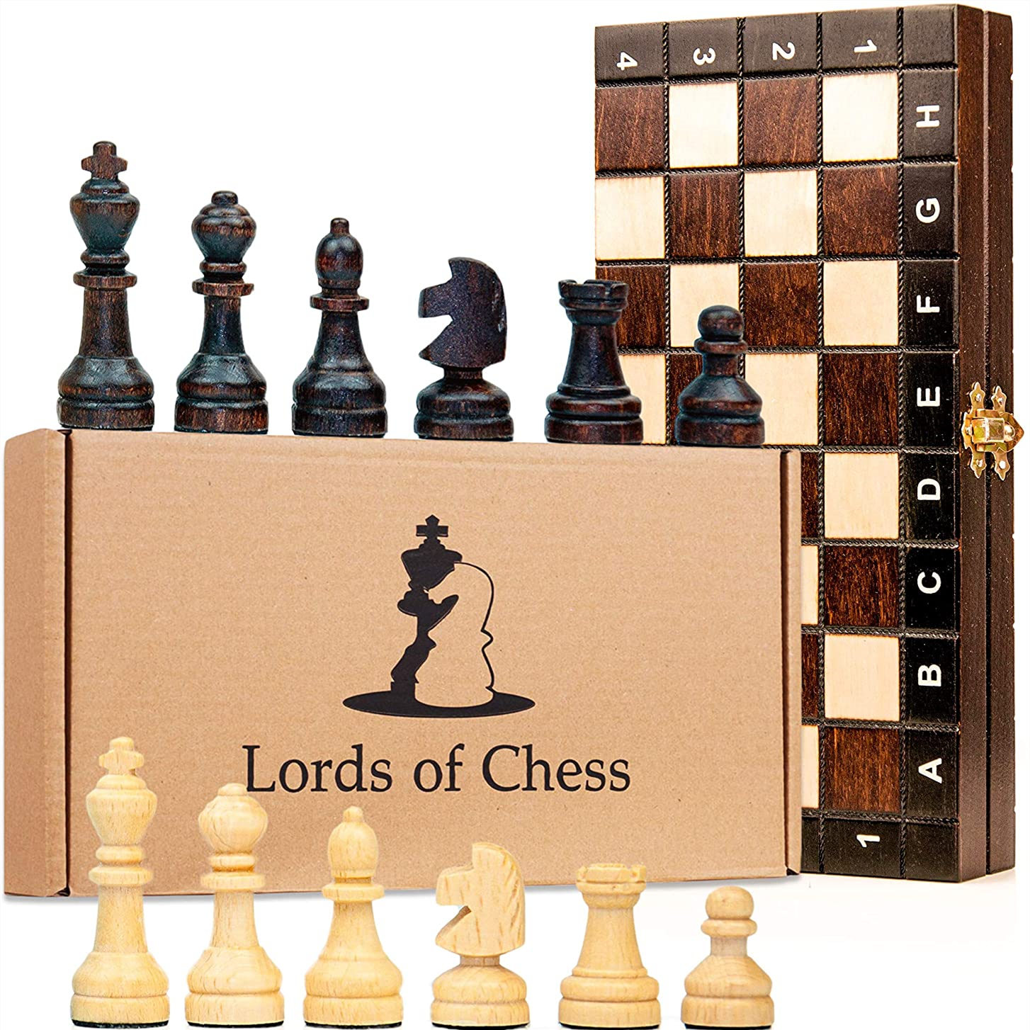 女王的棋局正等你加入！高品质可折叠木质国际象棋