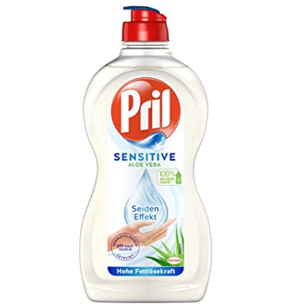 不伤手 敏感肤可用的Pril 芦荟洗洁剂