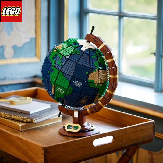 世界任你转动！LEGO 乐高21332地球仪