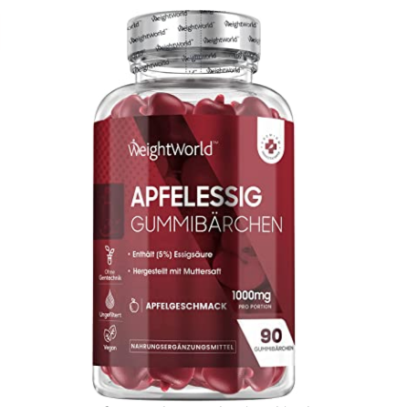 富含维生素的美味 WeightWorld 苹果醋软糖