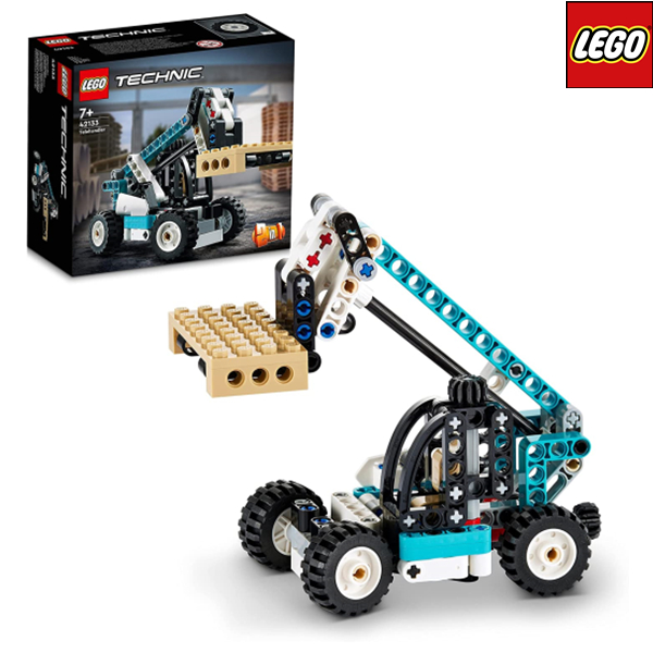 LEGO乐高 42133 Technic机械组 2合1伸缩叉车和拖车玩具