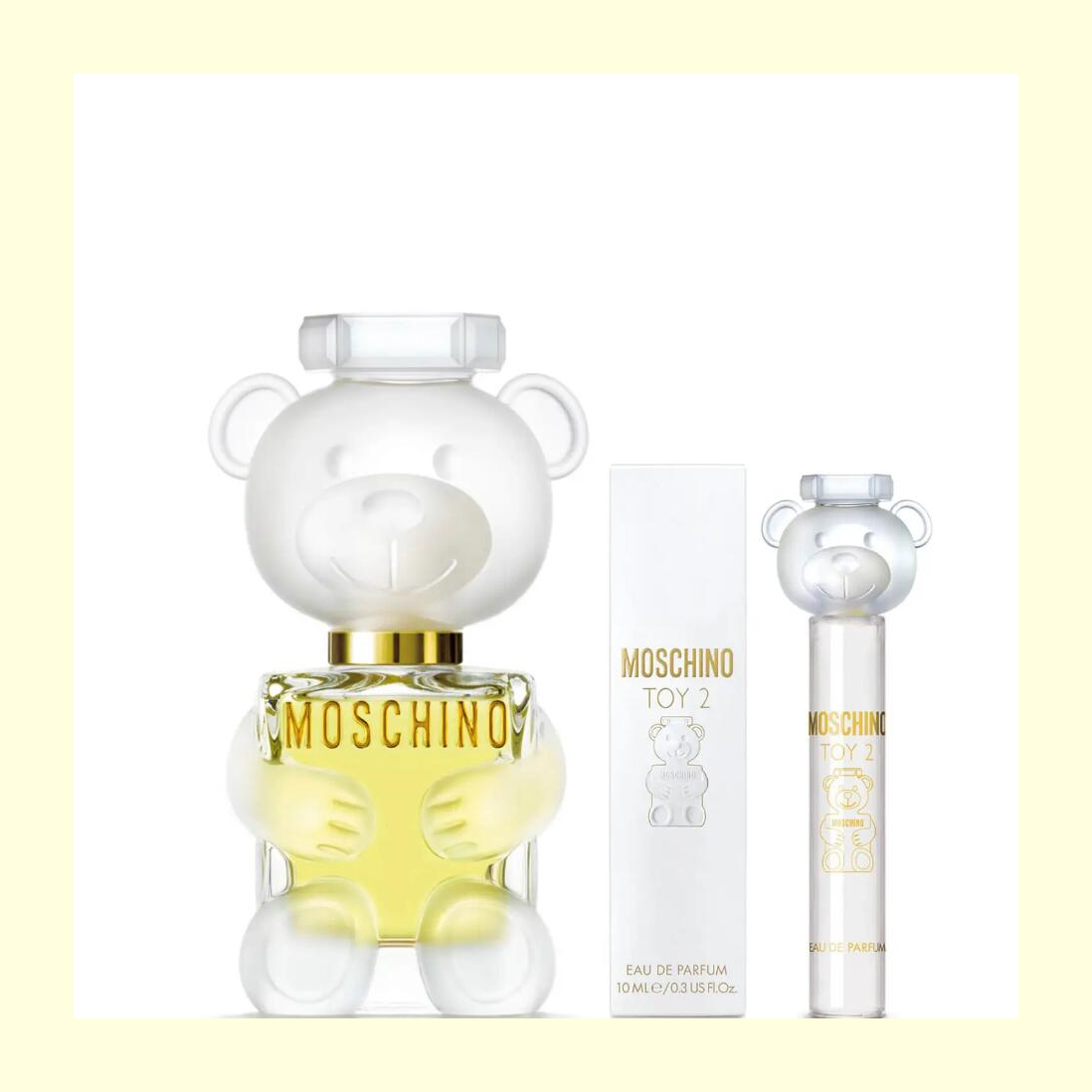 敲级可爱颜值超高的淡香水！Moschino Toy2泰迪熊香水套装！
