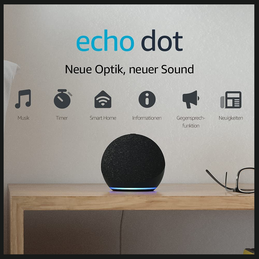 不光是音箱，更是你的家庭小管家！Echo Dot 第四代智能音箱Alexa