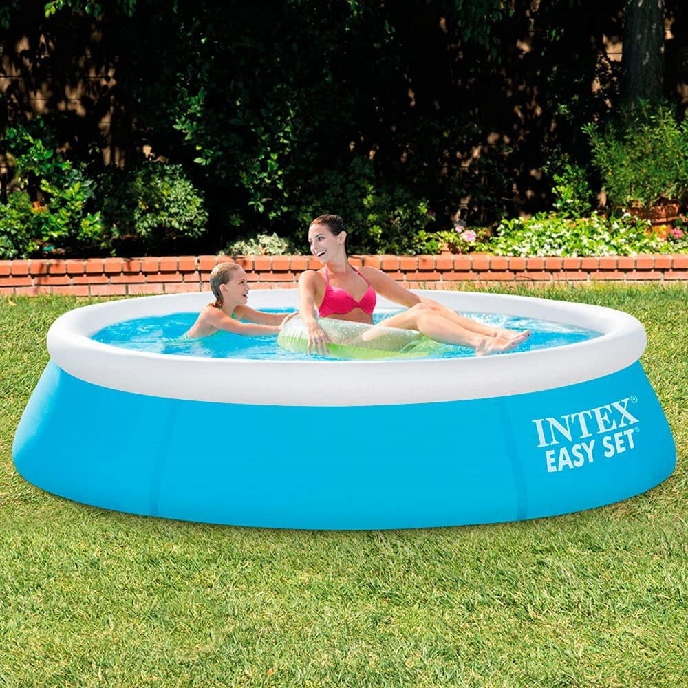 为您实现私人泳池的梦想！Intex Easy Set充气泳池