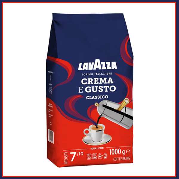 全球咖啡烘焙界泰斗Lavazza Crema E Gusto咖啡豆1kg