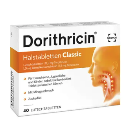 Dorithricin 咽喉扁桃体炎含片