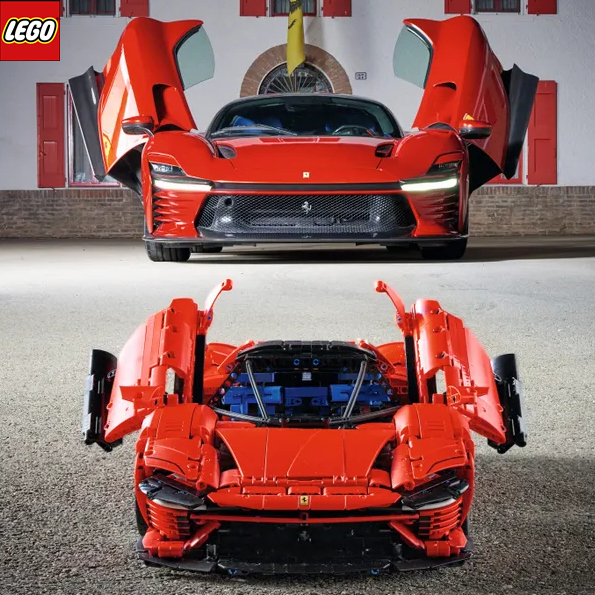 1/8 比例再现鲜红顶级超跑！LEGO 42143法拉利 Daytona SP3