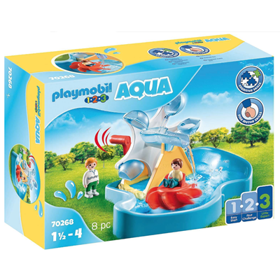 Playmobil AQUA 水轮旋转玩具套装