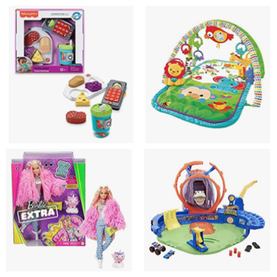 最畅销的Barbie/Fisher-Price/Hot Wheels等品牌 儿童玩具