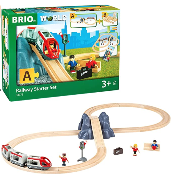 BRIO World 木质轨道火车玩具套装
