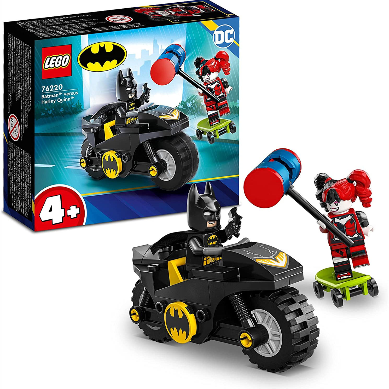 孩子也能get到收藏的快乐！LEGO 乐高超级英雄系列76220小丑女蝙蝠侠