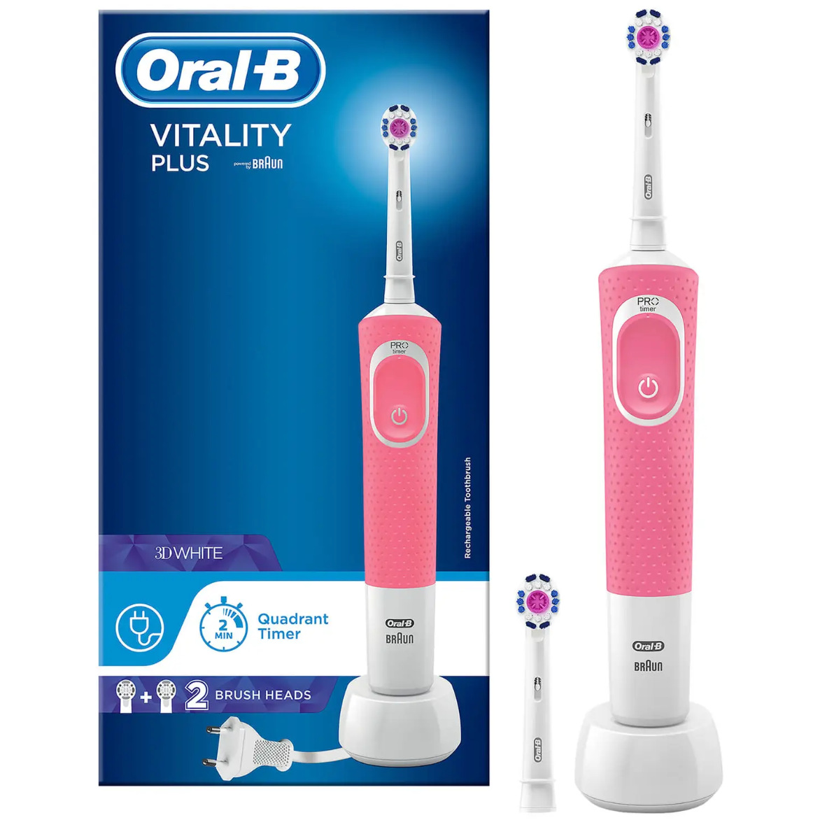 保持好莱坞式的灿烂笑容！Oral-B Vitality Plus电动牙刷