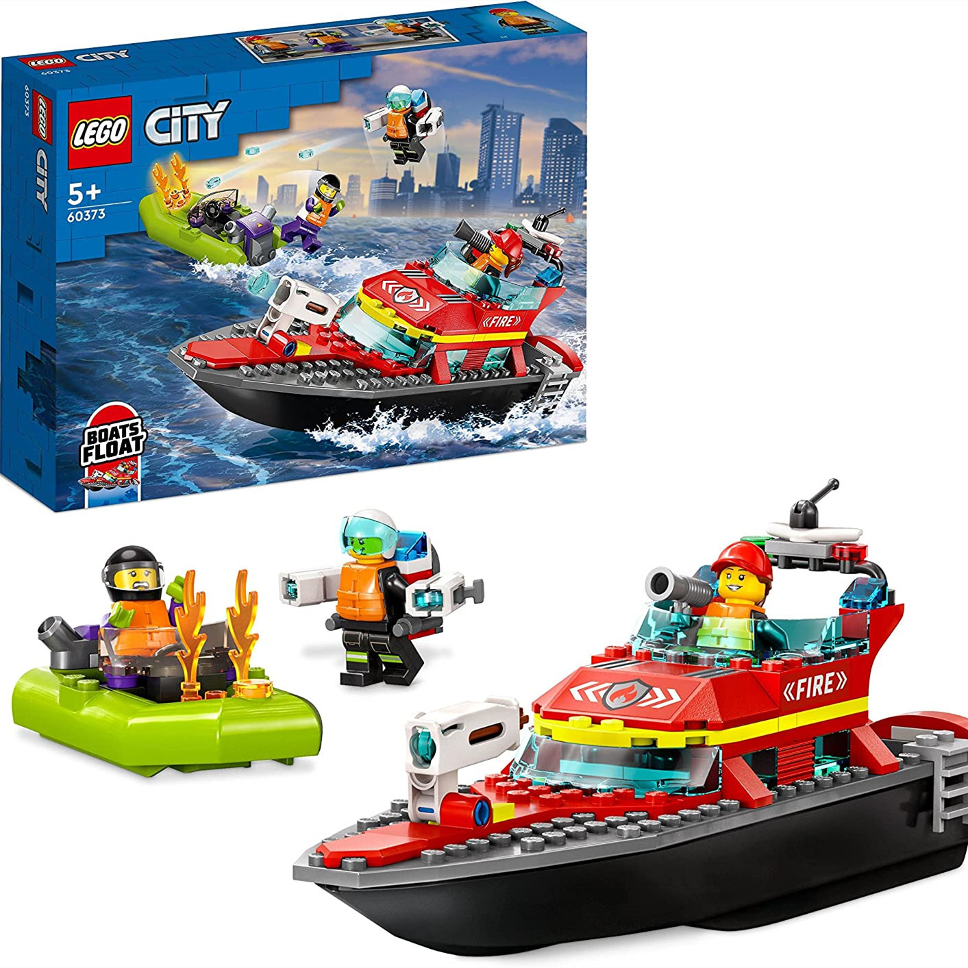LEGO乐高城市组系列60373 消防救援艇